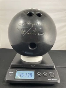 AMF AMFLITE VINTAGE BOWLING BALL 15 Lb 13 Oz MAGIC LINE HOT USBC PRO RETIRED 1 - Picture 1 of 12