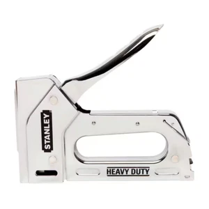 Heavy Duty Steel Staple Gun Stanley Staples Stapling Office Stapler - Picture 1 of 6