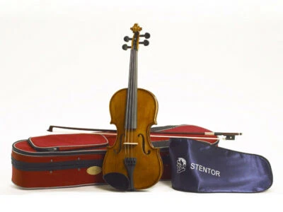Stentor Student 2 3/4 Violin Set Golden Chestnut with Case and Bow - image 1 of 2