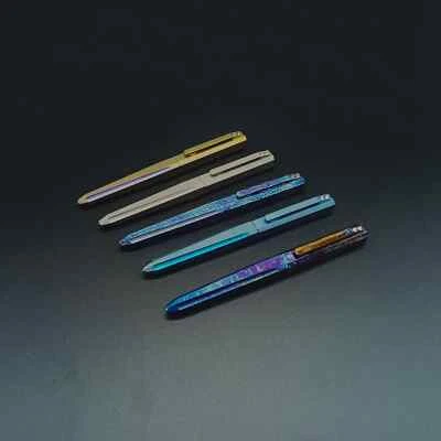 Solid Titanium Alloy Meteorite Pattern Signing Artistic Pen Signing EDC Gift - Image 1 of 4