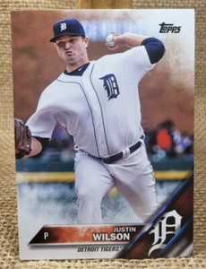 2016 Topps Update Justin Wilson Baseball Card US187 Pirates FREE S&H A8