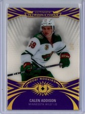 2021-22 Ultimate Collection Introductions Purple Calen Addison RC 1/5 WILD