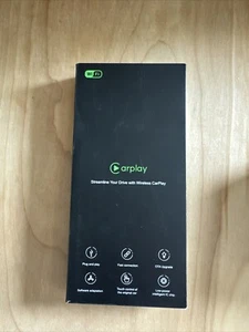Adaptador inalámbrico CarPlay 2024 actualizado, convierte CarPlay con cable de fábrica en cable - Imagen 1 de 1