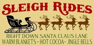 STENCIL ITEM 8640 J 11"x20" - SLEIGH GIOSTRE - STENCIL MYLAR RIUTILIZZABILI - Foto 1 di 1