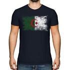 Algeria Bandiera Effetto Consumato T-Shirt Top Dzayer Al-Jaz?' Ir Camicia