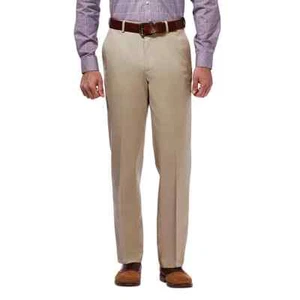 Haggar Straight Fit Performance Premium Hose Slacks Hose 38 x 32 Khaki Neu mit Etikett - Bild 1 von 5