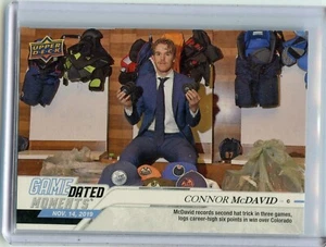 2019-20 Upper Deck Game Dated Moments #19 Connor McDavid - Bild 1 von 2