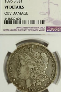 1896-S Morgan Dollar : NGC VF Details - Picture 1 of 2