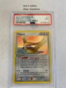 Pokemon 2004 Fire Red Leaf Green FRLG Pidgeot #10 Holo PSA 9 Mint - Picture 1 of 1