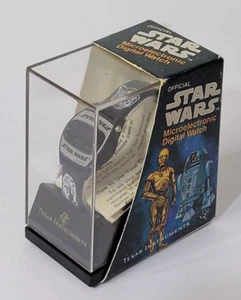Star Wars Microelectronic Digitaluhr Vintage 1977 Texas Instruments org. Gehäuse LESEN - Bild 1 von 24