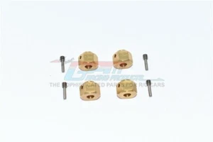 GPM SCX3010X/+3M-OC +3mm MOZZO ESAGONALE IN OTTONE 1/10 ASSIALE 4WD SCX10 III RC CRAWLER - Foto 1 di 4