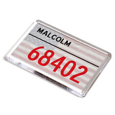FRIDGE MAGNET - Malcolm, 68402 - US Zip Code