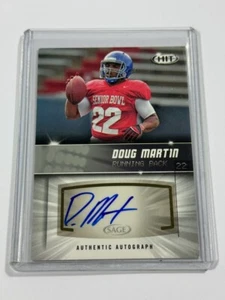 Doug Martin 2012 Sage Hit Rookie Auto RC #A22 Buccaneers Boise State - Imagen 1 de 2