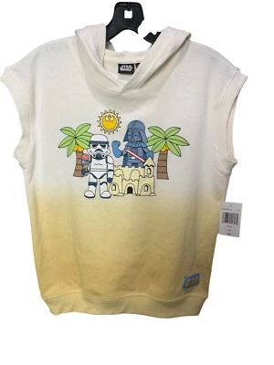 Sudadera con Capucha Gráfica Star Wars Niños Sin Mangas Darth Vader Storm Trooper Talla 9/10 NUEVA Foto 1 de 3