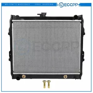 Aluminum Radiator Replacement For 1984-1995 Toyota Pickup 2.4L l4 Fits CU945 - Picture 1 of 12