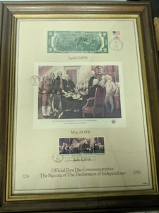 Official First Day Signing Declaration of Independence 1976 Commemorative - Picture 1 of 4