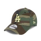 New Era Cap Men's Mlb La Dodgers Woodland Camo & Yellow 9Forty Adjustable Hat