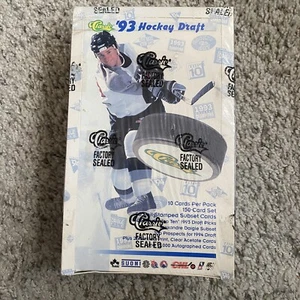 1993 Classic Hockey Draft Pick Sealed Box, Paul Kariya On Box - Picture 1 of 6