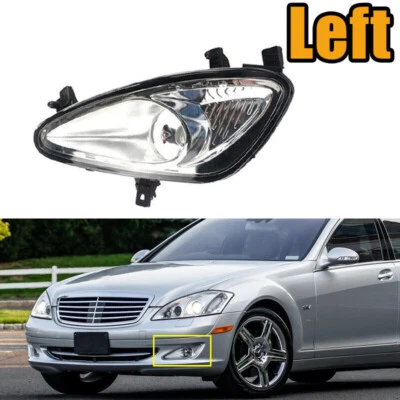 Left For 2007-2009 Mercedes-Benz W221 S550 S600  Front Bumper DRL Fog Lamp - Image 1 of 4