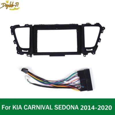 Radio Coche GPS Navegación ABS Plástico Fascia Avión Para KIA Sedona Carnaval 2014-2018 Foto 1 de 4
