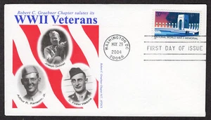 2004 WWII National War Memorial (Scott 3862) - AFDCS #17 FDC NQ671 - Picture 1 of 1