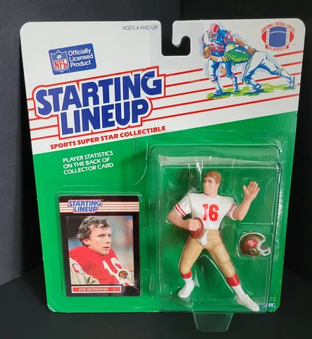 1989 STARTING LINEUP FOOTBALL JOE MONTANA **** FREE SHIPPING **** Cover