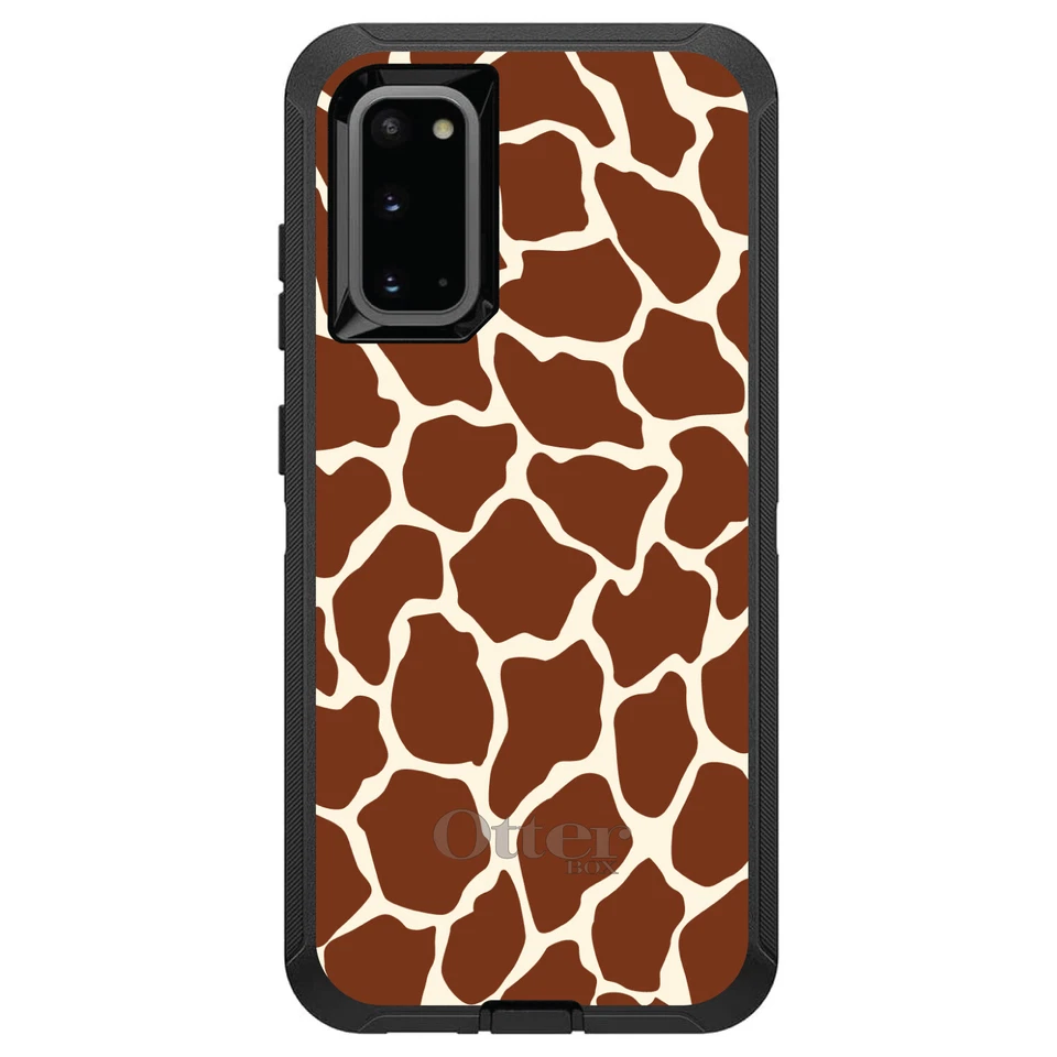 OtterBox Defender for Galaxy S (Choose Model) Brown Tan Beige Giraffe Skin - Image 1 of 1