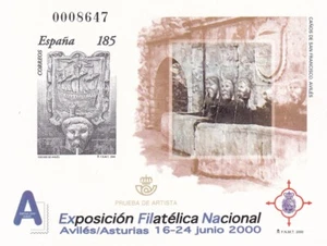 Spain 2000 Edifil OP #72 Philatelic Exhibition "Exfilna 00" Architecture MNH VF - Picture 1 of 1