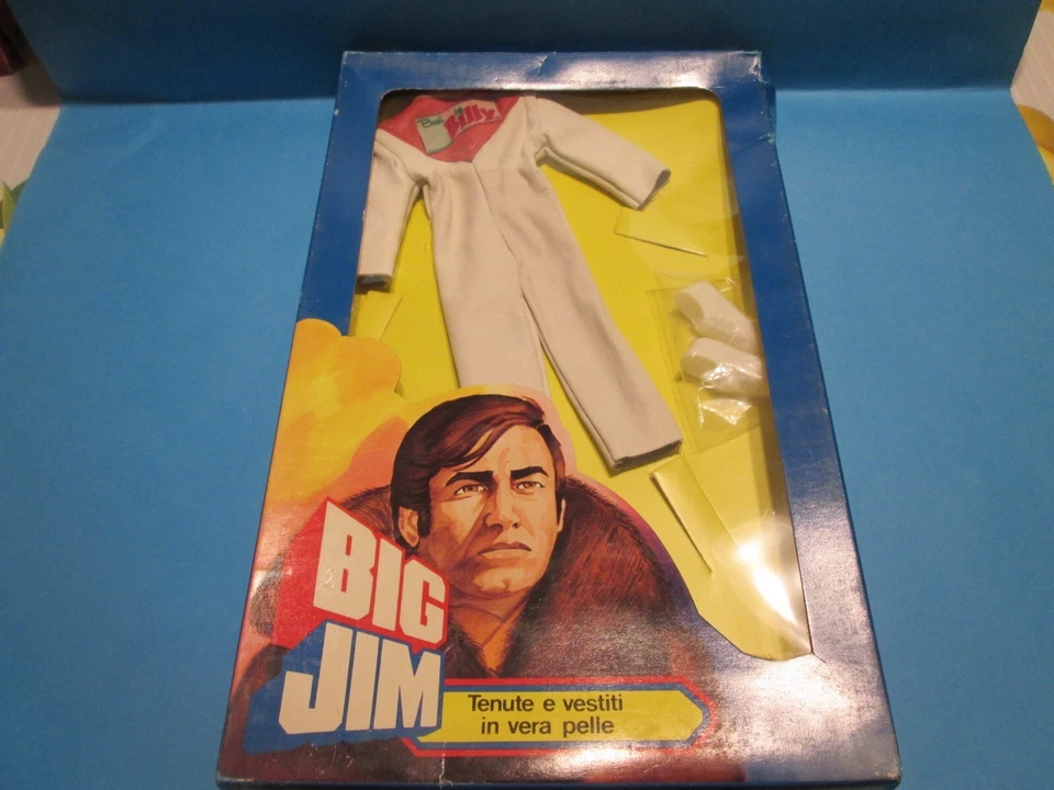 MATTEL  BIG JIM VESTITO IN PELLE BIANCO...FONDO DI MAGAZZINO. - Immagine 1 di 1