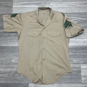 True Vintage Vietnam Shirt Men ButtonUp Camp Army Military Chore Work Uniform - Picture 1 of 8