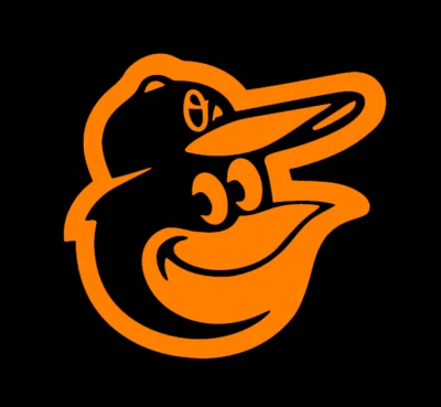 Adesivo/decalque Baltimore Orioles Bird cortado ESCOLHA O TAMANHO E A COR - Imagem 1 de 4