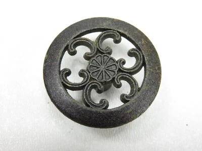 Allison Brass Antique Hardware Mid Century Modern Drawer Pull Cabinet Knob - Image 1 of 4