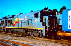 ORIGINAL KODACHROME SLIDE SEABOARD SYSTEM B36-7 #5906 JACKSONVILLE, FL 11/16/885 - Picture 1 of 1
