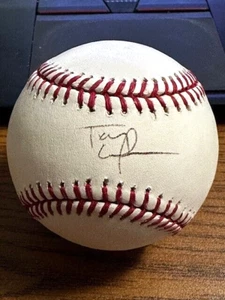 TONY LARUSSA 7 SIGNED AUTOGRAPHED OML TARGET FIELD LOGO BASEBALL!  Cardinals! - Picture 1 of 3