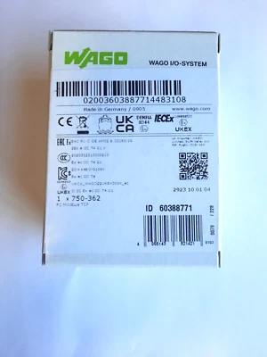WAGO 750-362 - Fieldbus Modbus TCP - 4th Generation - Image 1 of 4