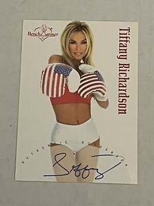 Tiffany Richardson 2002 BenchWarmer International Authentic Autograph Auto SP 🔥