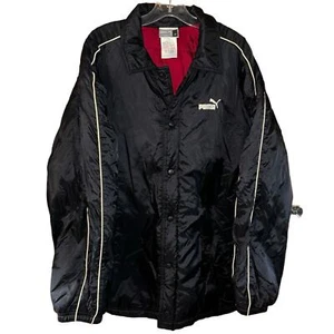 Puma men’s button front winter jacket coat (size medium) - Picture 1 of 6