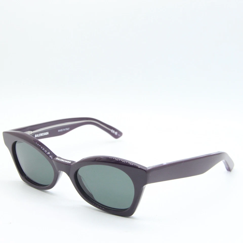 NUEVAS GAFAS DE SOL BALENCIAGA BB 0230S 007 VERDE PÚRPURA AUTÉNTICAS 53-20 Foto 1 de 3