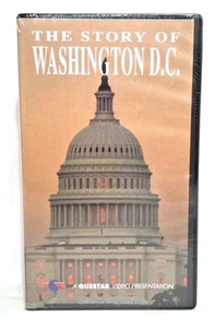 Vintage 1992 The Story of Washington DC VHS-Kassette NBC News Questar Dokumentarfilm - Bild 1 von 6