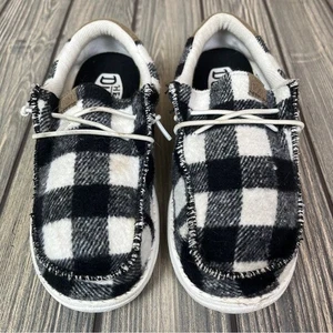 Zapatos Wally Hey Dude Buffalo a cuadros jóvenes 2 - Imagen 1 de 15