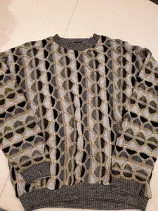 Vintage Protege Collection Size Large L Knit Sweater 3D Acrylic Made USA - Picture 1 of 18