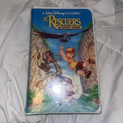 Disney The Rescuers Down Under Movie VHS Clamshell NEW SEALED - Image 1 of 2