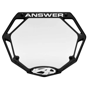 AnswerBMX 3D Number Plate, Mini - Black - Picture 1 of 1
