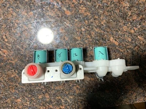 GE Washer OEM Water Inlet Valve WH23X29538 Tested Works Fast Shipping GFW550SPN1 - Picture 1 of 4