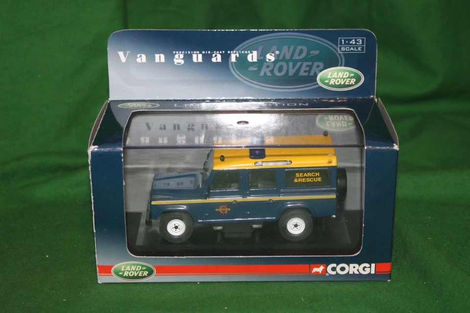 CORGI VANGUARDS LAND ROVER DEFENDER SUNDERLAND LIFE BRIGADE 1/43 #VA09700 - Image 1 of 1