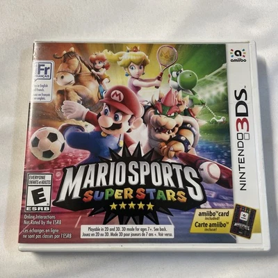 MARIO SPORTS SUPER STARS 3DS NINTENDO VIDEO GAME Complete in Box CIB Tested - Image 1 of 4
