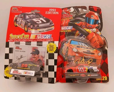 Diecast Cars Racing Champion Nascar #10 Ricky Rudd #28 Davey Allison Stock - Image 1 of 3