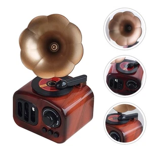 Gramophone Music Box Office Lovers Musical Instruments Table Decorl Mini - Bild 1 von 12