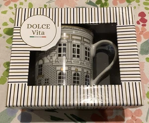 NEU IN OVP 300 ml Dolce Vita City Scape Becher in Präsentationsbox. Fine China, super. - Bild 1 von 10