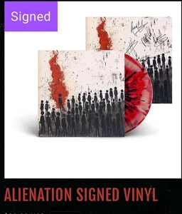 THREE DAYS GRACE ALIENATION SIGNED SEALED Lp Vinyl - Picture 1 of 1